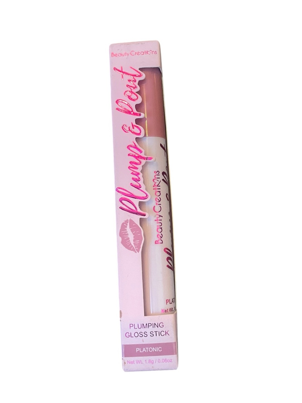 Beauty Creations Plumpy & Plout Plumping Gloss Stick - Platonic NEW